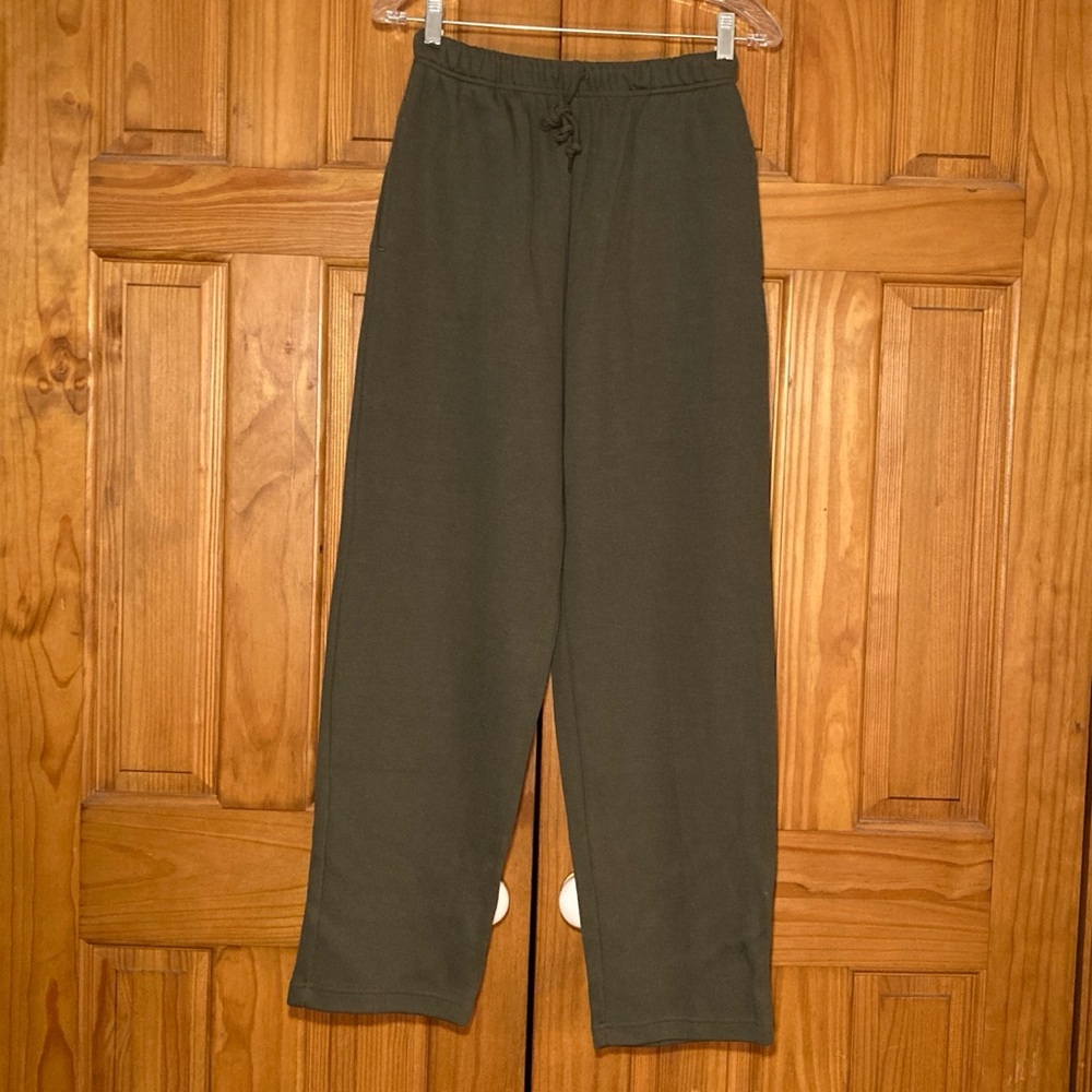 NWOT Preswick & Moore Petites Vintage 90s Pull On Pants Green Size MP